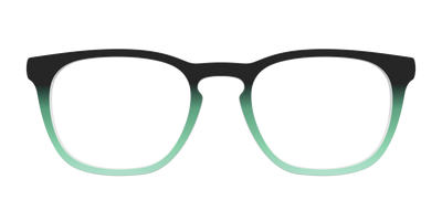 The Black to Spearmint Gradient - Front Top Thumbnail - Pair Eyewear