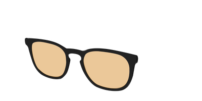 The Black With Umber Brown Lens - Angle Top Thumbnail - Pair Eyewear