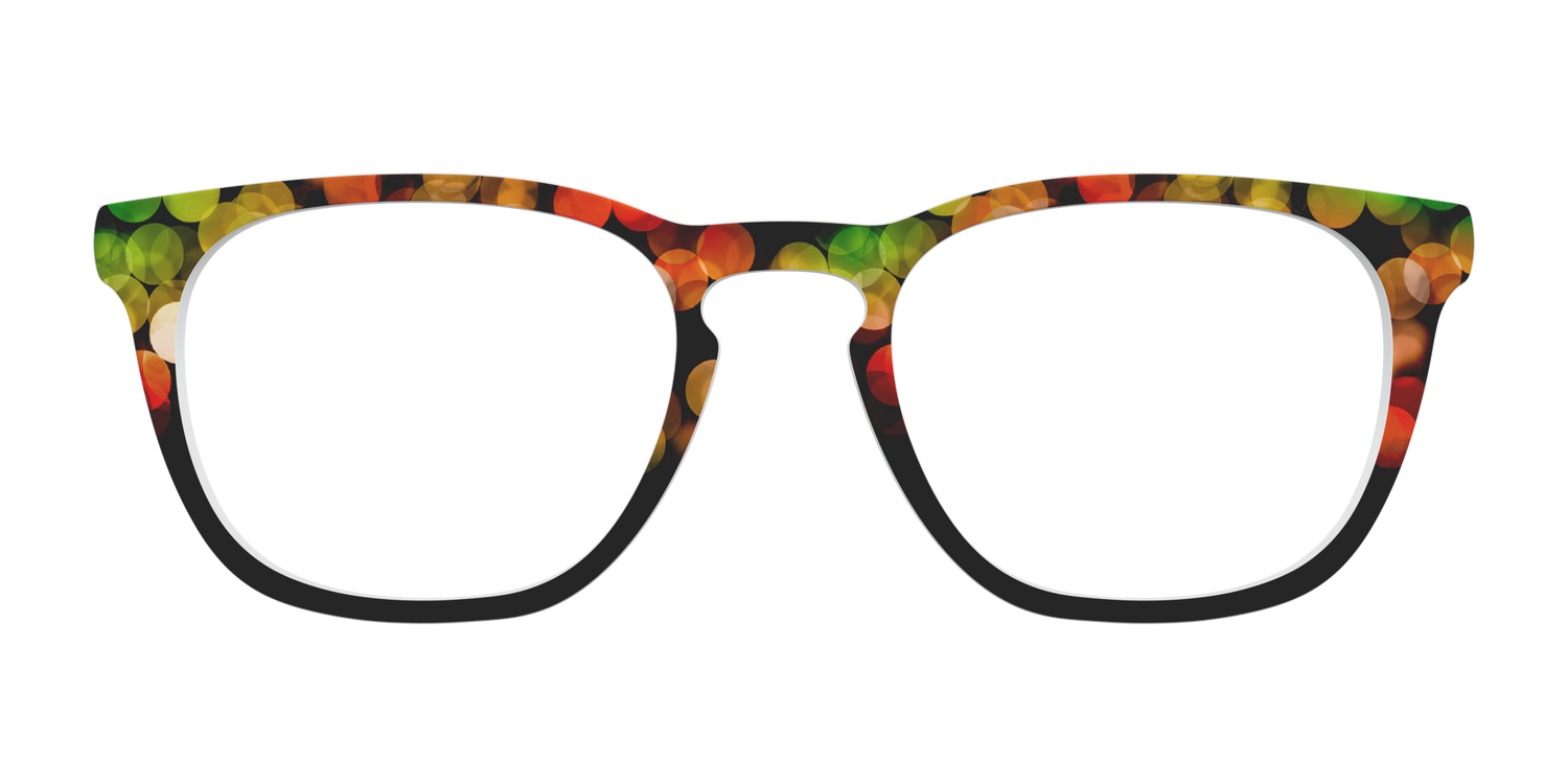 The Boo Bokeh Dots - Front Top Image - Pair Eyewear