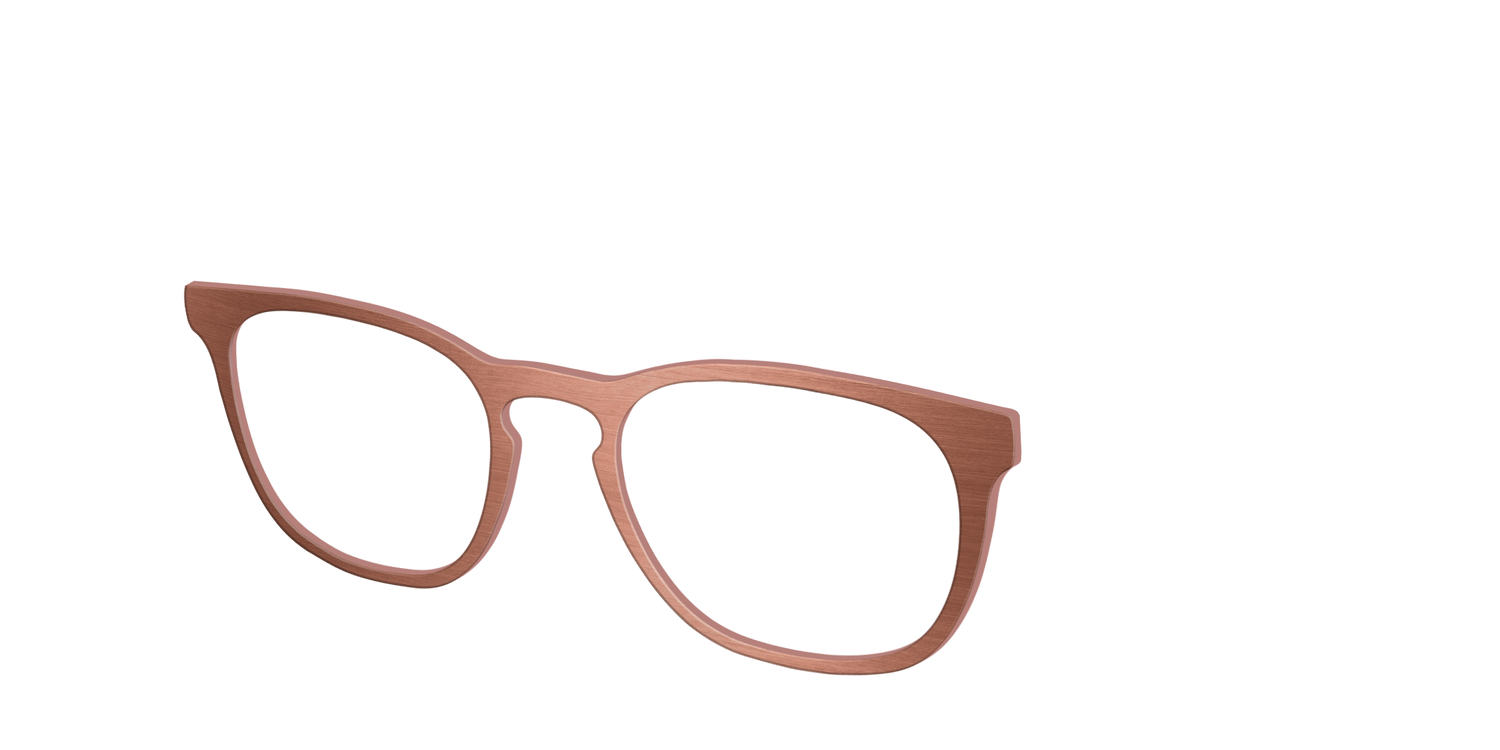 The Brushed Champagne - Angle Top Image - Pair Eyewear