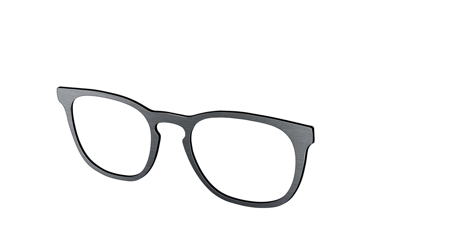 The Brushed Nickel - Angle Top Image - Pair Eyewear