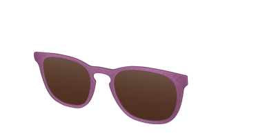 The Polarized Brushed Rose Sun Top - Angle Top Thumbnail - Pair Eyewear