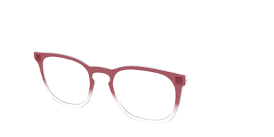 The Burgundy Gradient Crystal - Angle Top Thumbnail - Pair Eyewear