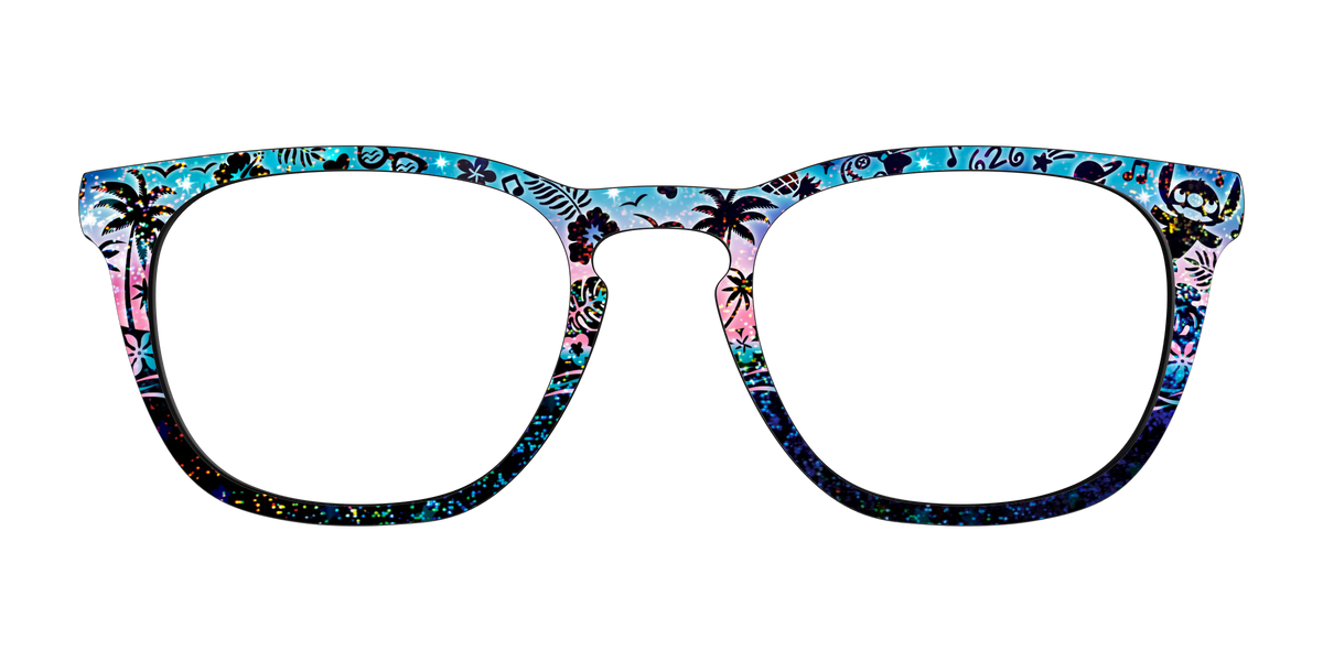 Catching Waves After Dark Holographic - Front Top Image - Pair Eyewear