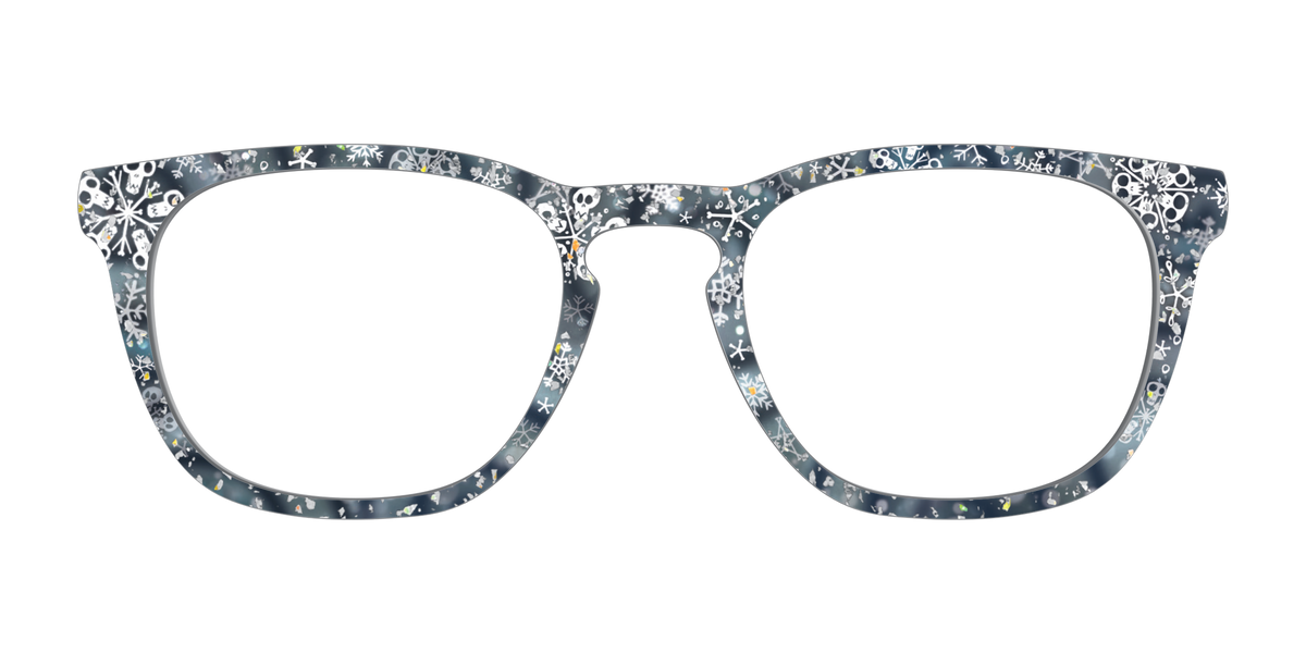 The Christmas Town Snow Globe with Holographic Glitter - Front Top Image - Pair Eyewear