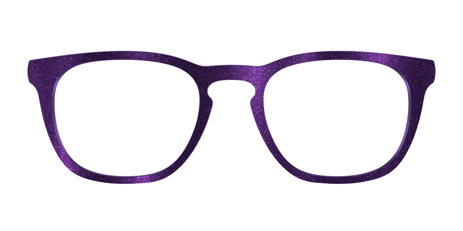 The Deep Purple Shimmer - Front Top Image - Pair Eyewear