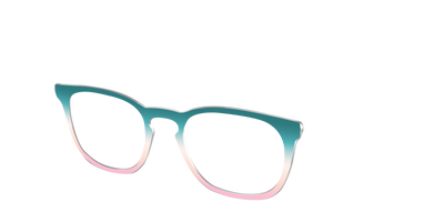 The Deep Sea to Pink Sand Gradient - Angle Top Thumbnail - Pair Eyewear