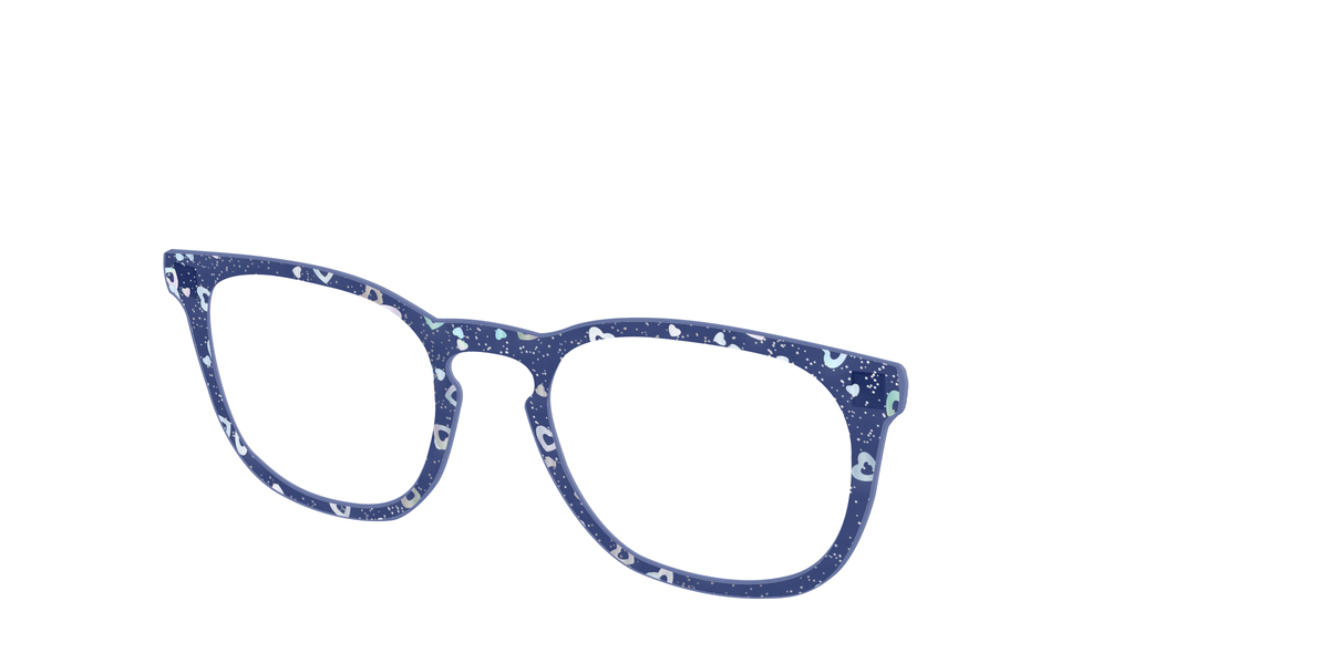 The Denim Heart Glitter Crystal - Angle Top Image - Pair Eyewear