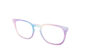 The Dreamy Pastel with Holographic Glitter - Angle Top Thumbnail - Pair Eyewear
