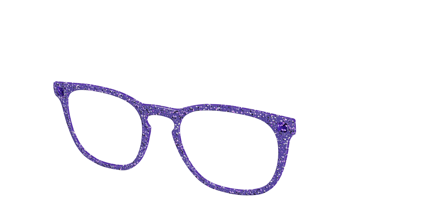 The Electric Purple Sparkle - Angle Top Image - Pair Eyewear