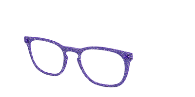 The Electric Purple Sparkle - Angle Top Thumbnail - Pair Eyewear