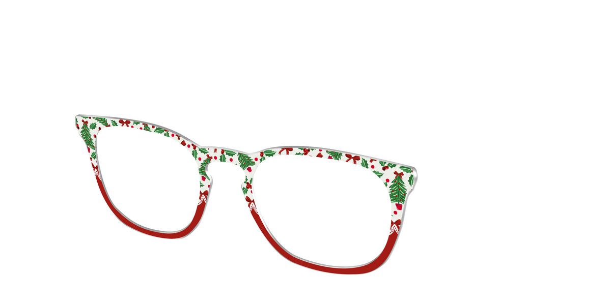 The Holly Jolly Split - Angle Top Image - Pair Eyewear