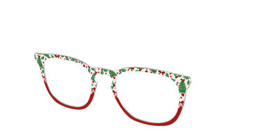The Holly Jolly Split - Angle Top Thumbnail - Pair Eyewear