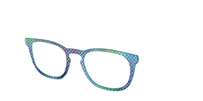 The Holographic Dragon Scales - Angle Top Thumbnail - Pair Eyewear