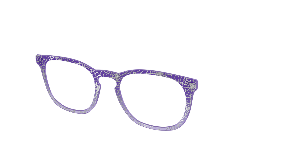 The Holographic Purple Webbed Crystal - Angle Top Image - Pair Eyewear