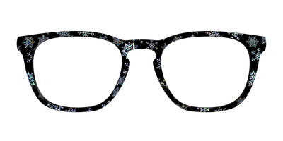 The Holographic Snowflakes - Front Top Thumbnail - Pair Eyewear
