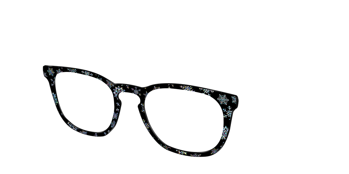 The Holographic Snowflakes - Angle Top Image - Pair Eyewear