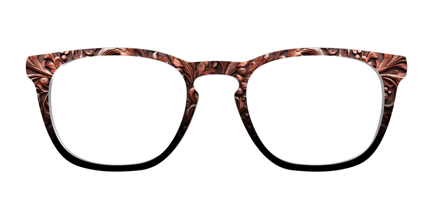 The Intricate Wood Carvings - Front Top Image - Pair Eyewear
