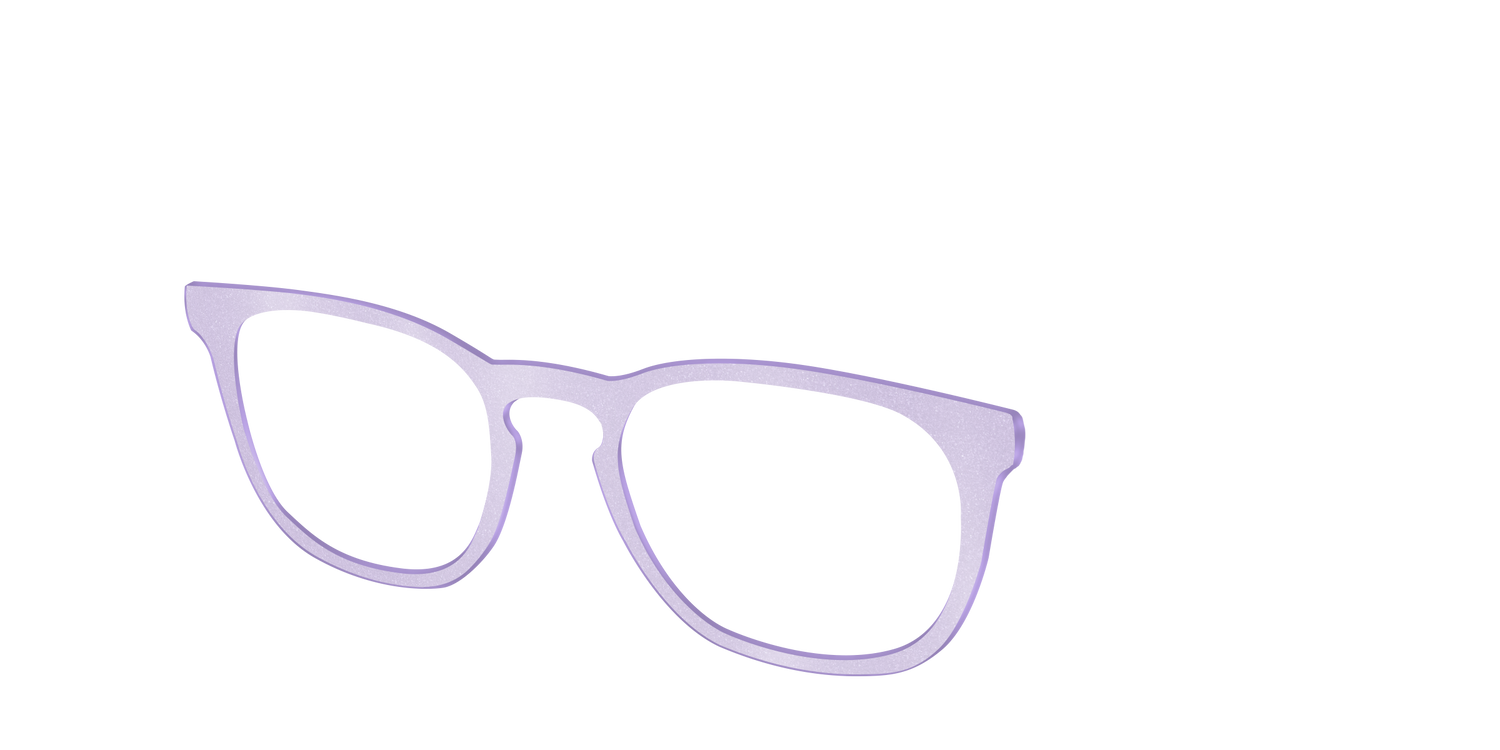 The Lavender Shimmer - Angle Top Image - Pair Eyewear
