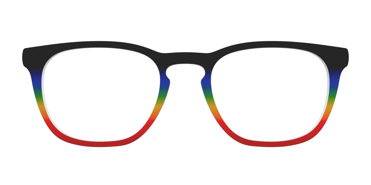 The Love Wins Gradient - Front Top Image - Pair Eyewear