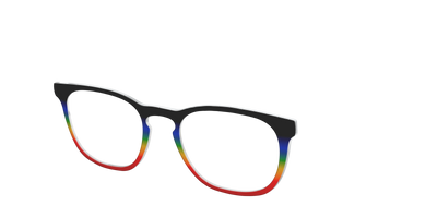 The Love Wins Gradient - Angle Top Thumbnail - Pair Eyewear