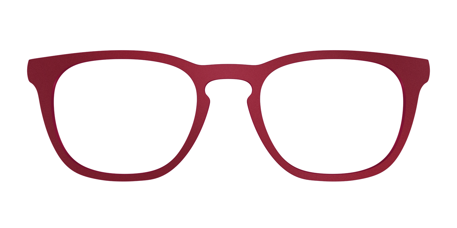 The Matte Burgundy - Front Top Image - Pair Eyewear