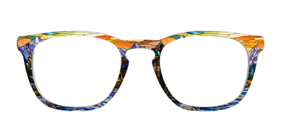 The Mountainscape Stained Glass - Front Top Thumbnail - Pair Eyewear