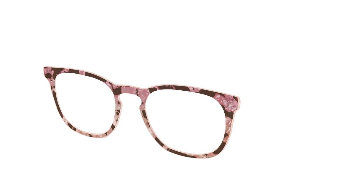 The Pale Peach Pearl Tortoise - Angle Top Image - Pair Eyewear