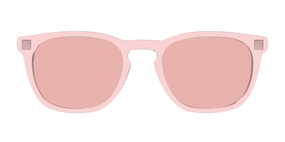 The Pink Crystal With Coral Pink Lens - Front Top Thumbnail - Pair Eyewear