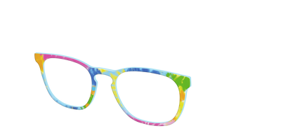 The Rainbow Tie-Dye - Angle Top Thumbnail - Pair Eyewear