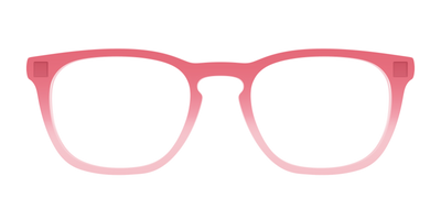 The Red to Coral Gradient Crystal - Front Top Thumbnail - Pair Eyewear