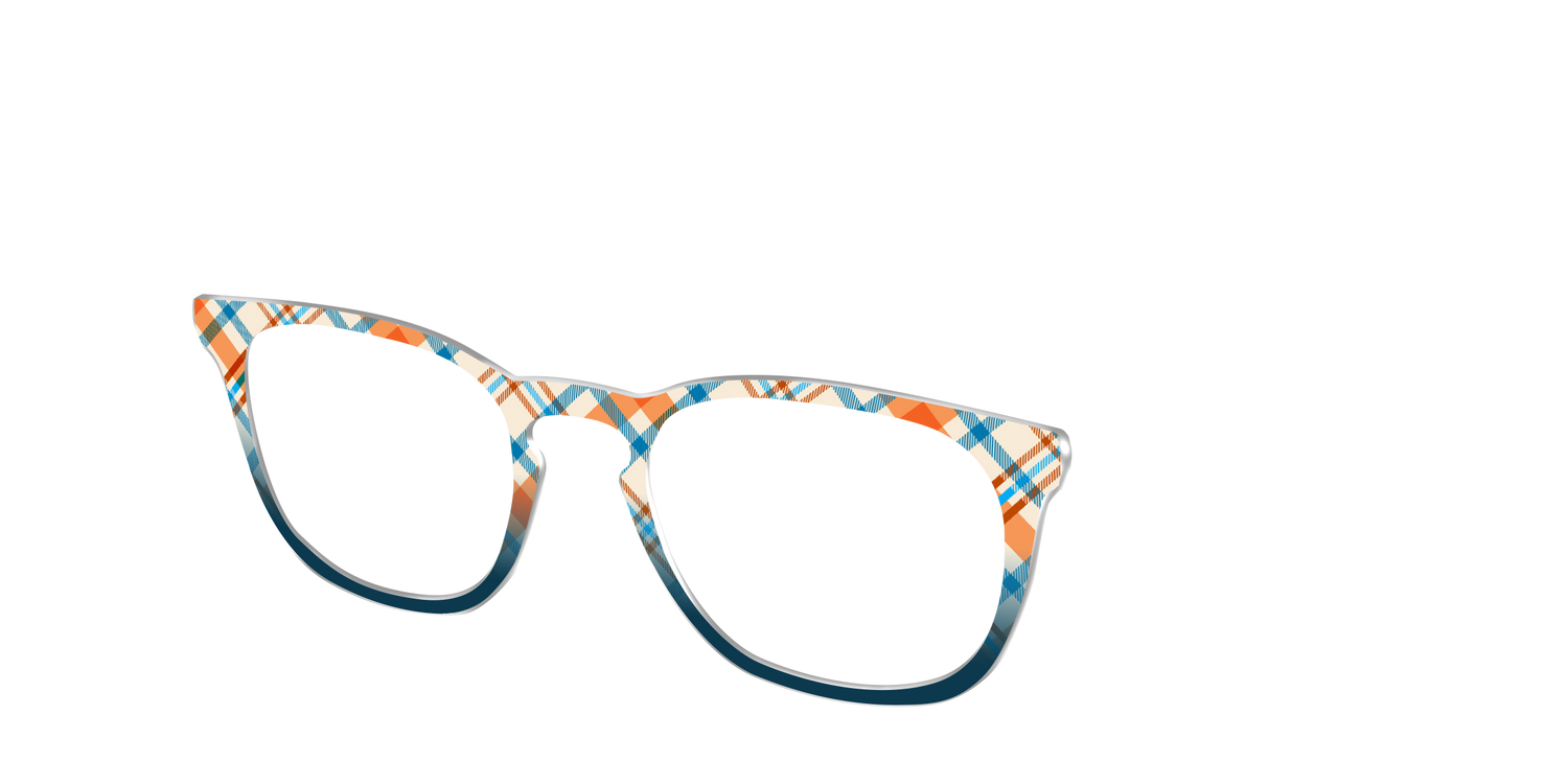 The Sailing Plaid - Angle Top Image - Pair Eyewear