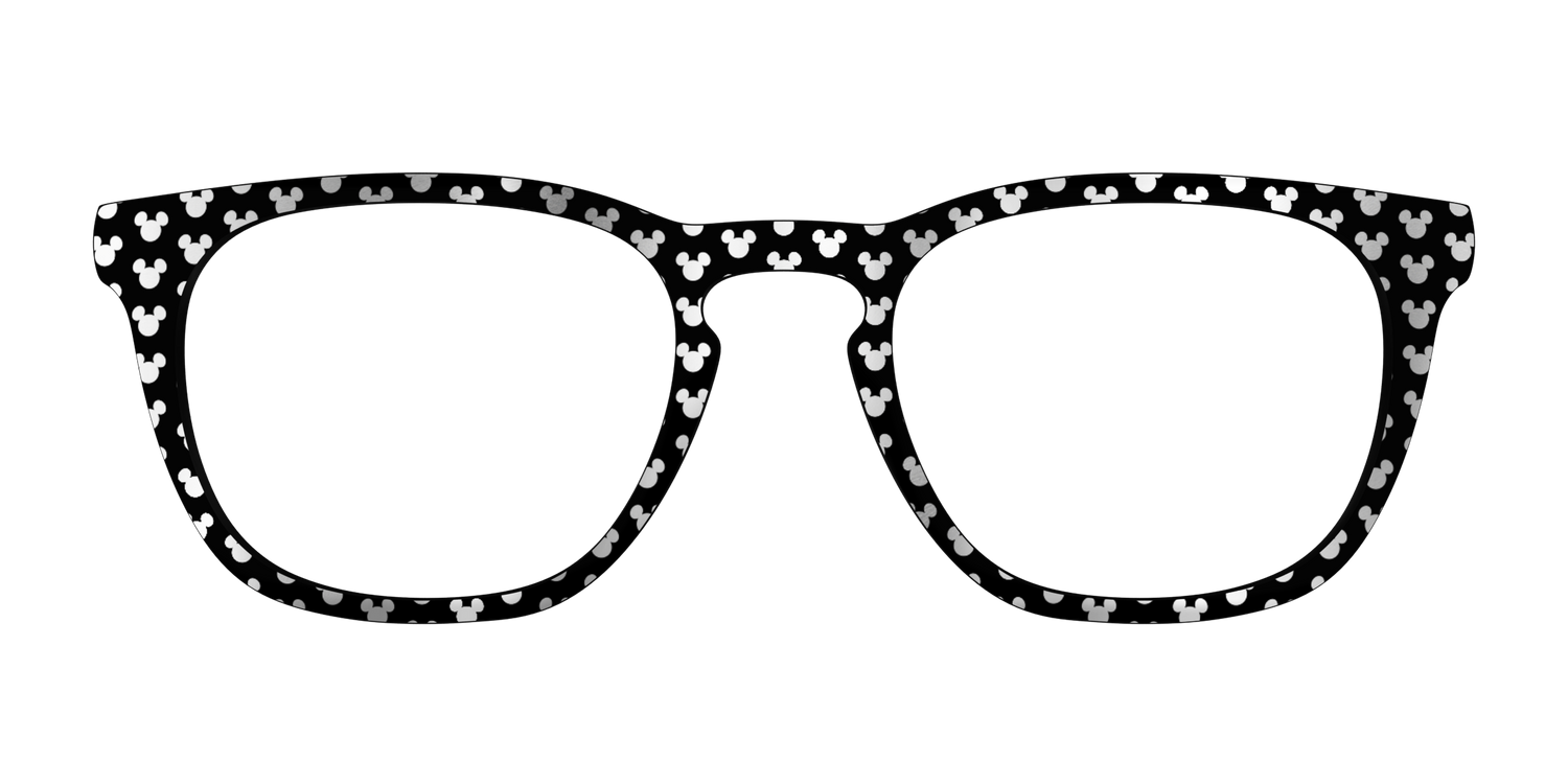 The Silver Foil Mickey - Front Top Image - Pair Eyewear