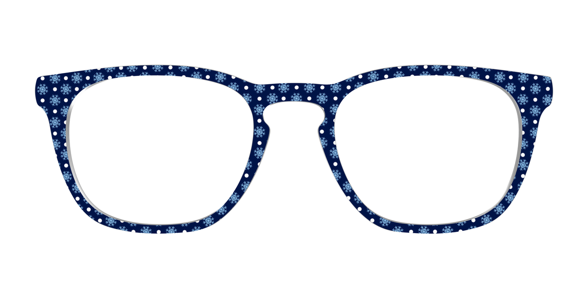 The Snowflake Polka Dot - Front Top Image - Pair Eyewear