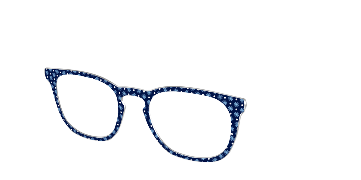 The Snowflake Polka Dot - Angle Top Image - Pair Eyewear
