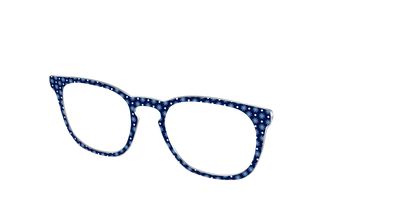 The Snowflake Polka Dot - Angle Top Thumbnail - Pair Eyewear