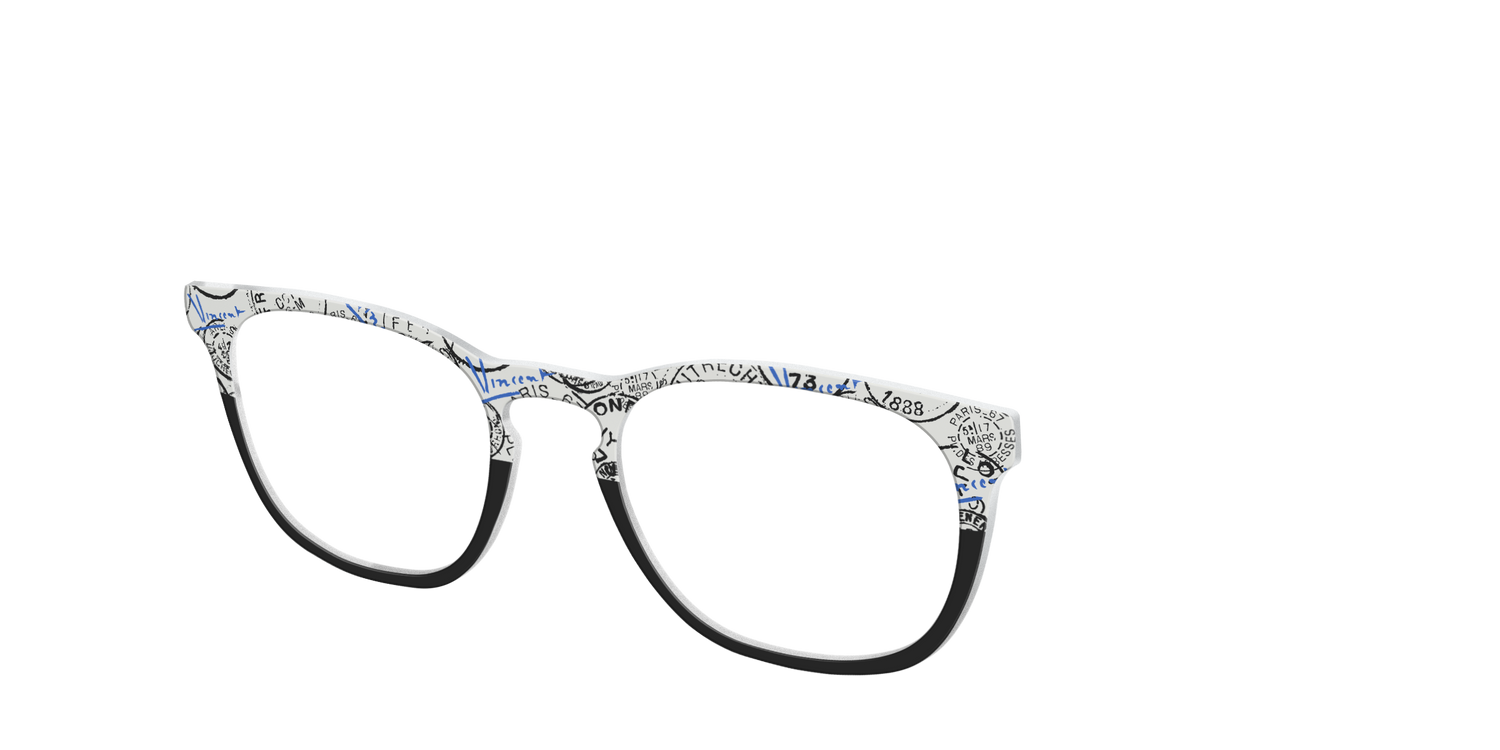 The Stamps Split - Angle Top Image - Pair Eyewear