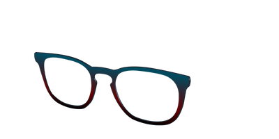 The Teal to Espresso Gradient - Angle Top Thumbnail - Pair Eyewear