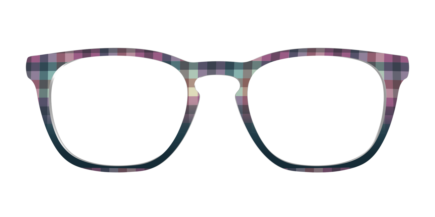 The Tranquil Gingham - Front Top Image - Pair Eyewear