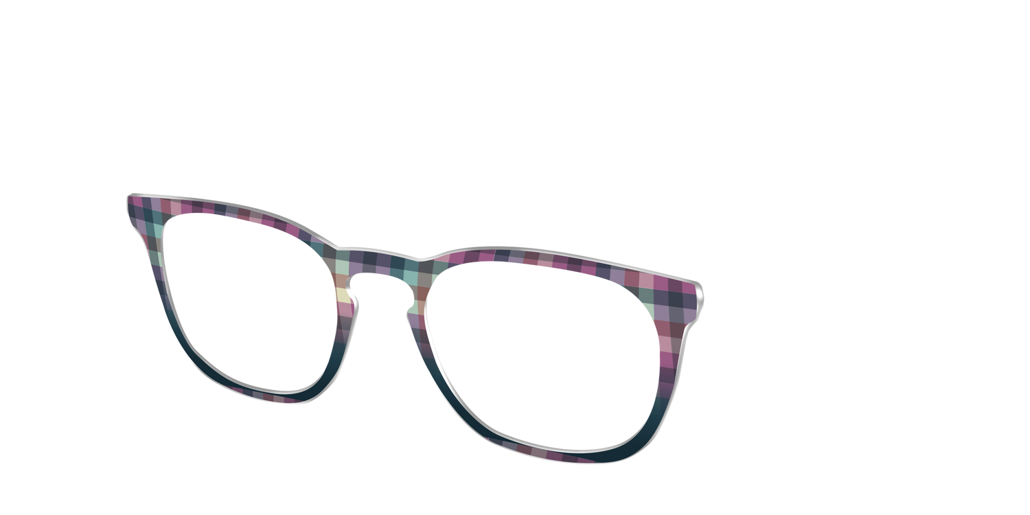 The Tranquil Gingham - Angle Top Image - Pair Eyewear