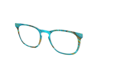 The Turquoise Geode - Angle Top Thumbnail - Pair Eyewear