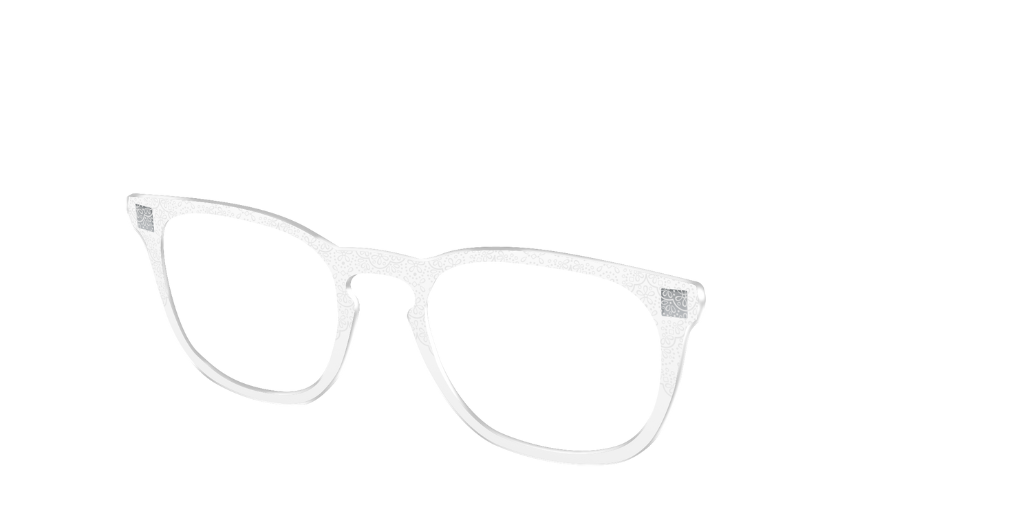 The White Eyelet Crystal - Angle Top Image - Pair Eyewear