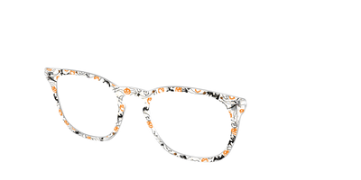Zero Crystal with Glitter - Angle Top Thumbnail - Pair Eyewear