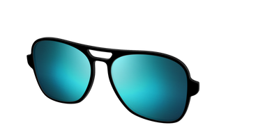 The Polarized Blue Reflective Sun Top - Angle Top Thumbnail - Pair Eyewear