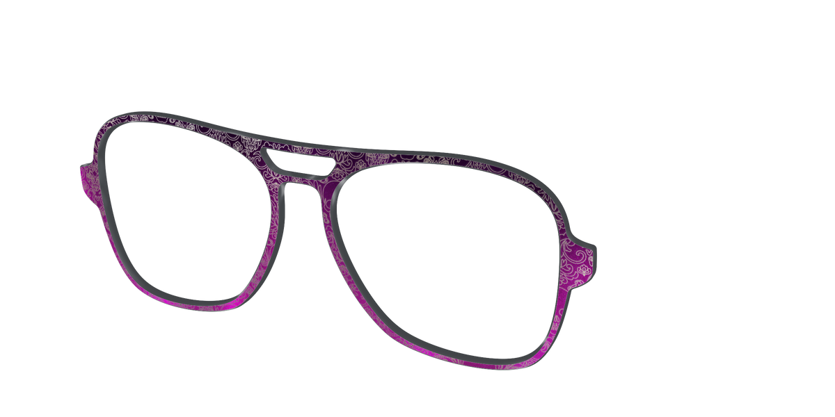 The Dark Romance Foil Damask - Angle Top Image - Pair Eyewear