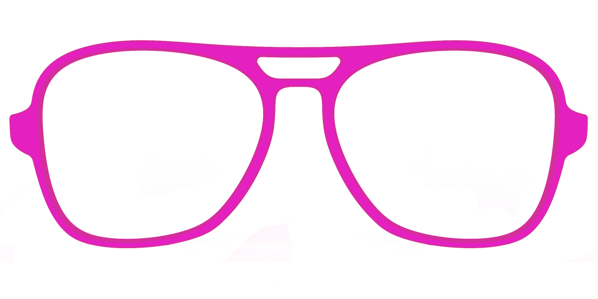 The Hot Pink - Front Top Image - Pair Eyewear
