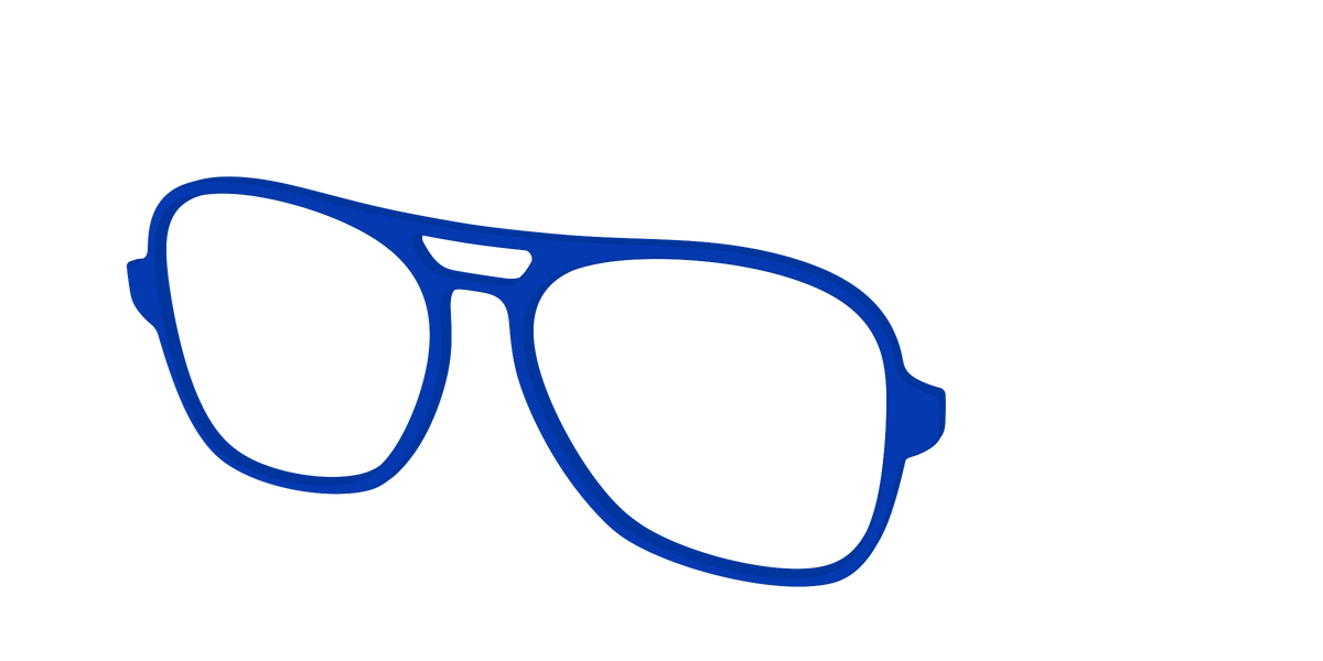 The Indigo - Angle Top Image - Pair Eyewear