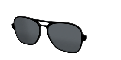 The Non-Polarized Black Sun Top - Angle Top Thumbnail - Pair Eyewear