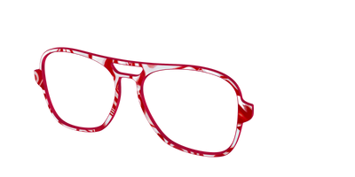 The Peppermint Swirl - Angle Top Thumbnail - Pair Eyewear