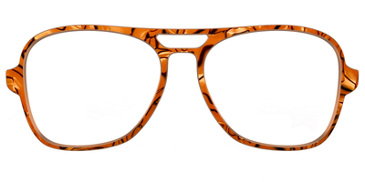The Pumpkin Pearl Swirl - Front Top Thumbnail - Pair Eyewear